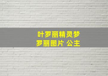 叶罗丽精灵梦罗丽图片 公主